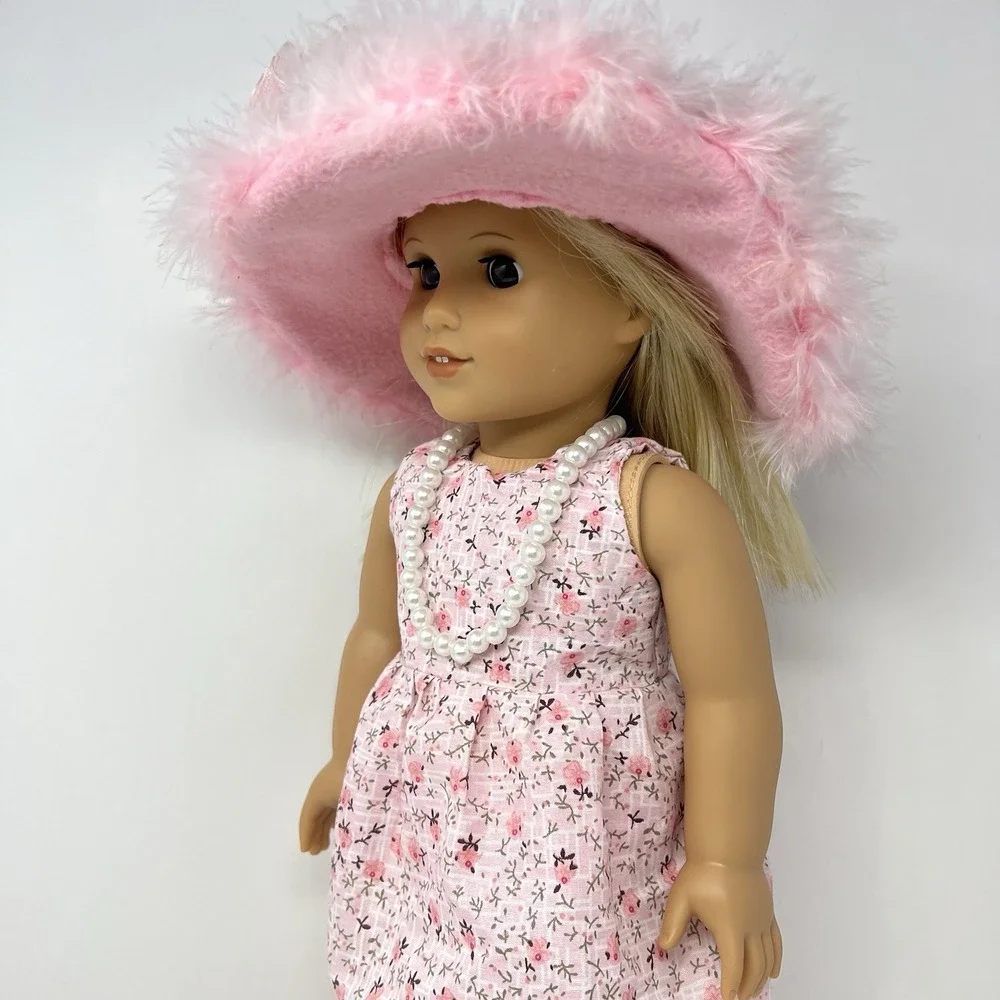 American Girl Doll Julie Albright 2014 Blonde‎ Hair Brown Eyes Pink Outfit 18